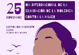 El Ayuntamiento publica el programa de actividades por el Día para la Eliminación de la Violencia contra las Mujeres