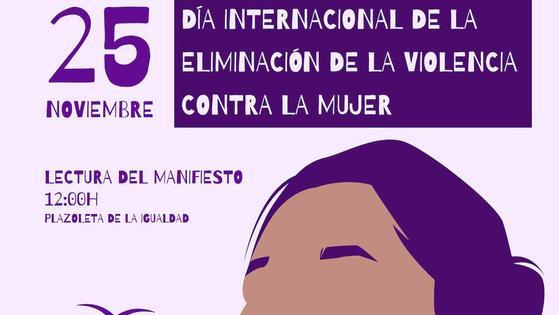 El Ayuntamiento publica el programa de actividades por el Día para la Eliminación de la Violencia contra las Mujeres