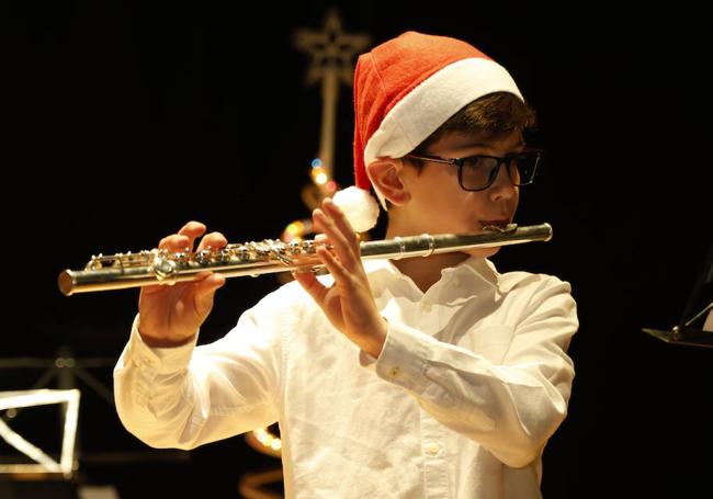 Borja Sánchez durante su interpretación