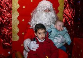 Visita de Papá Noel el año pasado