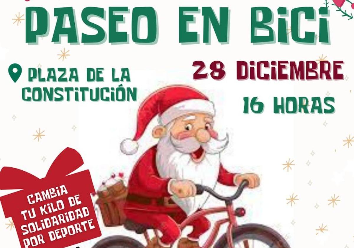 Esta tarde hay una nueva edición del paseo navideño en bicicleta