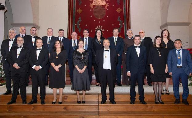 En el acto de entrega de las medallas
