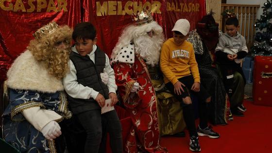 Entrega de las cartas a Los Reyes Magos