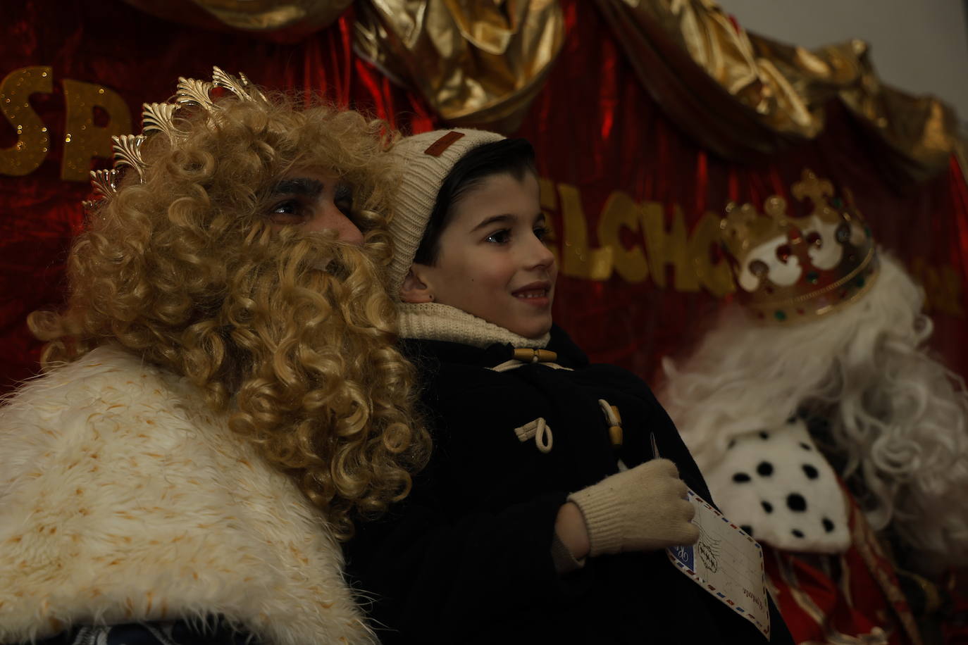 Entrega de las cartas a Los Reyes Magos