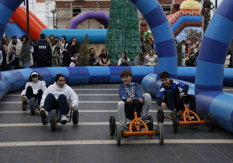 En las carreras de coches