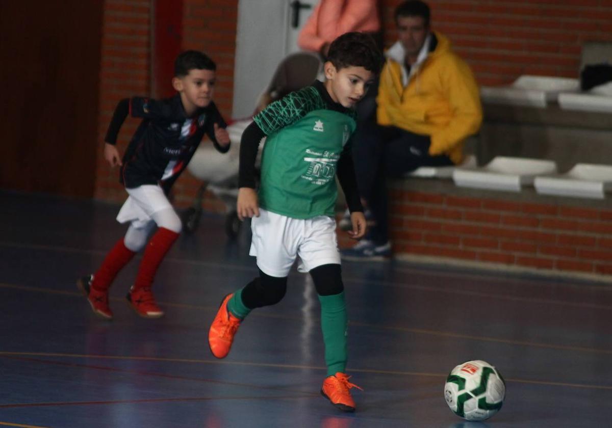 Rubén durante uno de sus partidos de la temporada pasada