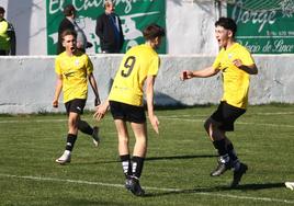 Celebración de un gol esta temporada