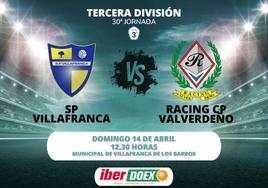 El Racing CP Valverdeño visita al SP Villafranca
