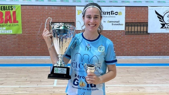 Patricia Rodríguez Montero es campeona de la Copa Extremadura de Fútbol Sala