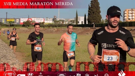 Juan Carlos Guzmán y Luis Ramón Quiterio destacan en la Media Maratón de Mérida
