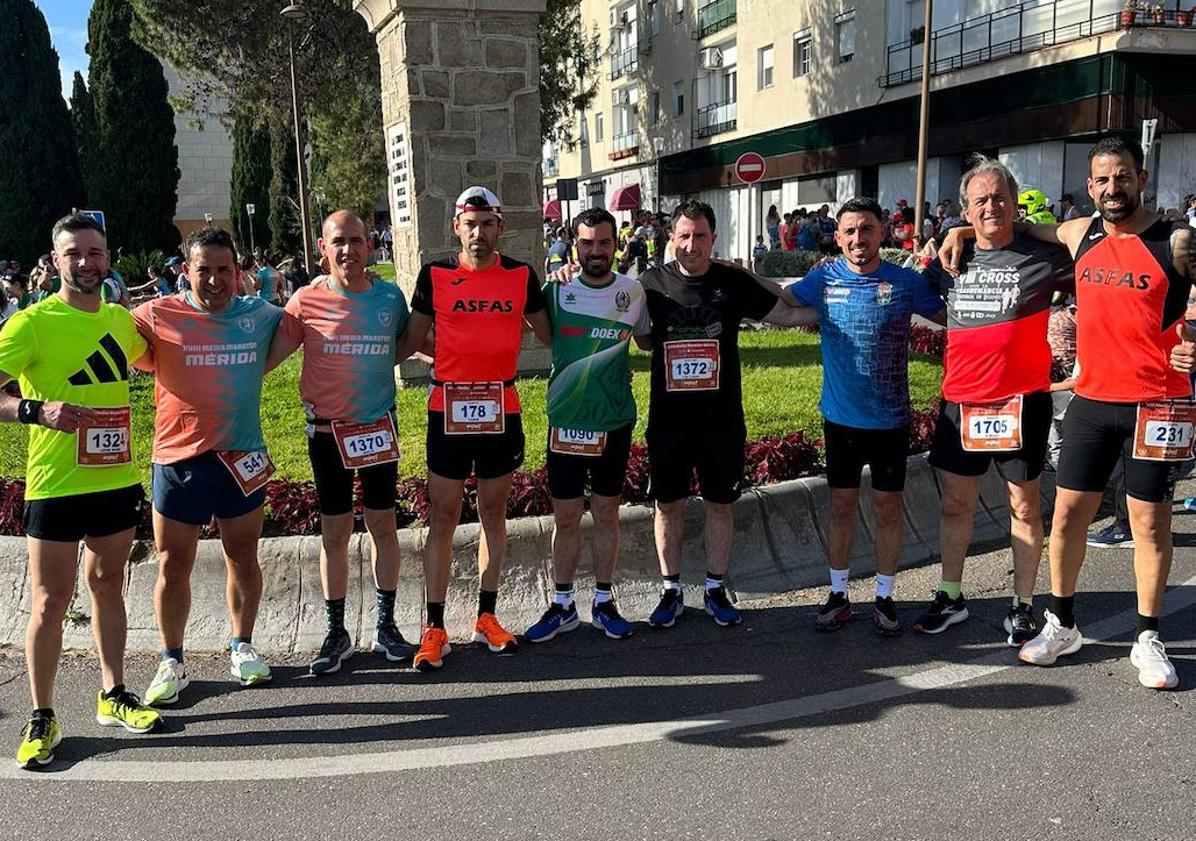 Imagen principal - Fotos de la Media Maratón de Mérida