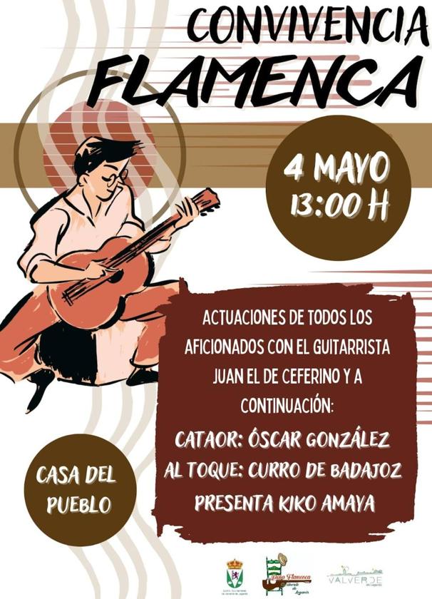 Este sábado, convivencia flamenca en la Casa del Pueblo