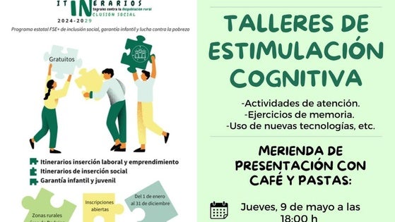 El Centro Social de Mayores acogerá la presentación del programa social FSE+