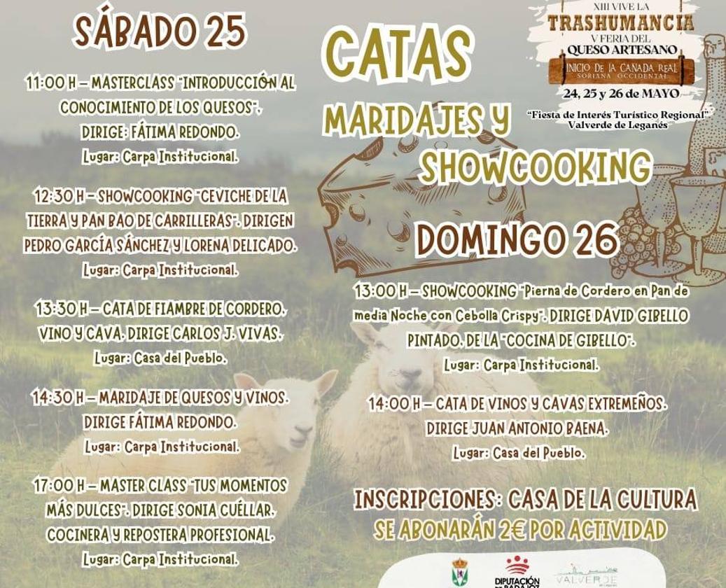 Abiertas las inscripciones a las catas, maridajes y showcooking