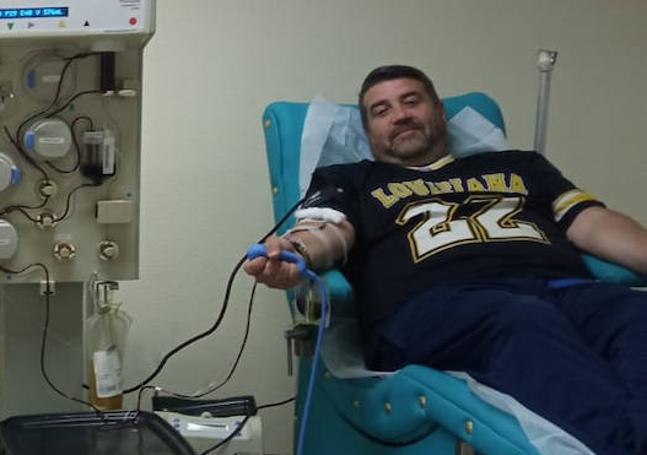 Durante la donación de plasma