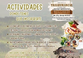 Actividades que requieren inscripción previa durante el fin de semana