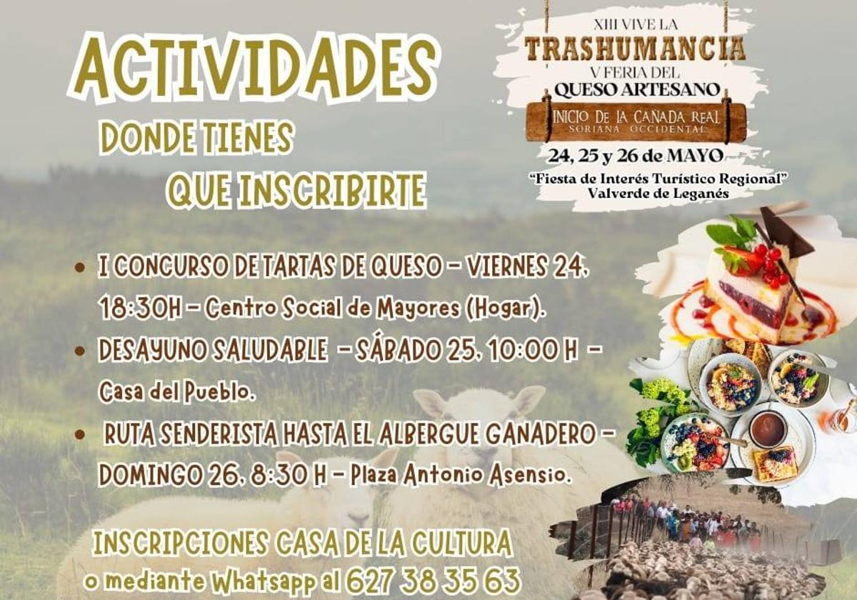 Actividades que requieren inscripción previa durante el fin de semana