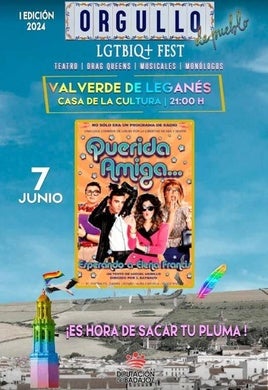Valverde abrirá el festival 'Orgullo de Pueblo LGTBIQ + Fest'