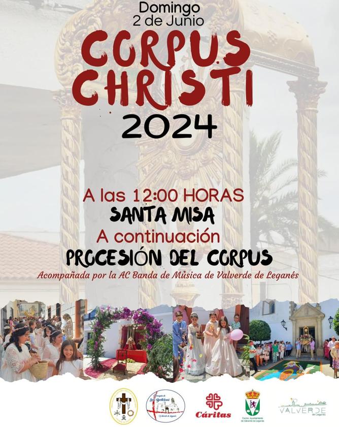 Este domingo se celebra el Corpus Christi en Valverde de Leganés