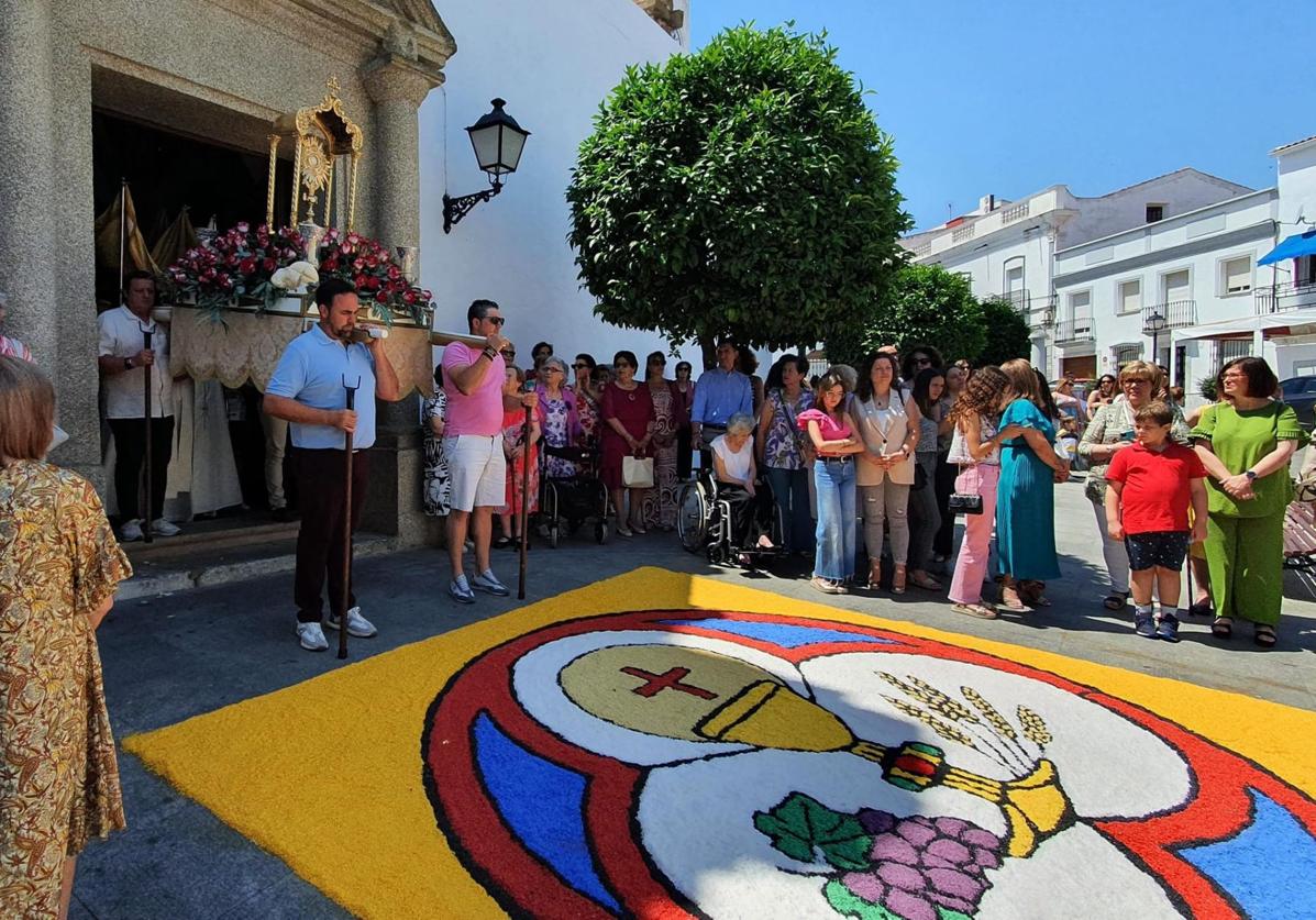 Celebración del Corpus Christi en Valverde