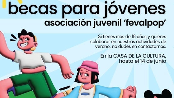 La Asociación Juvenil Fevalpop anuncia sus becas para jóvenes