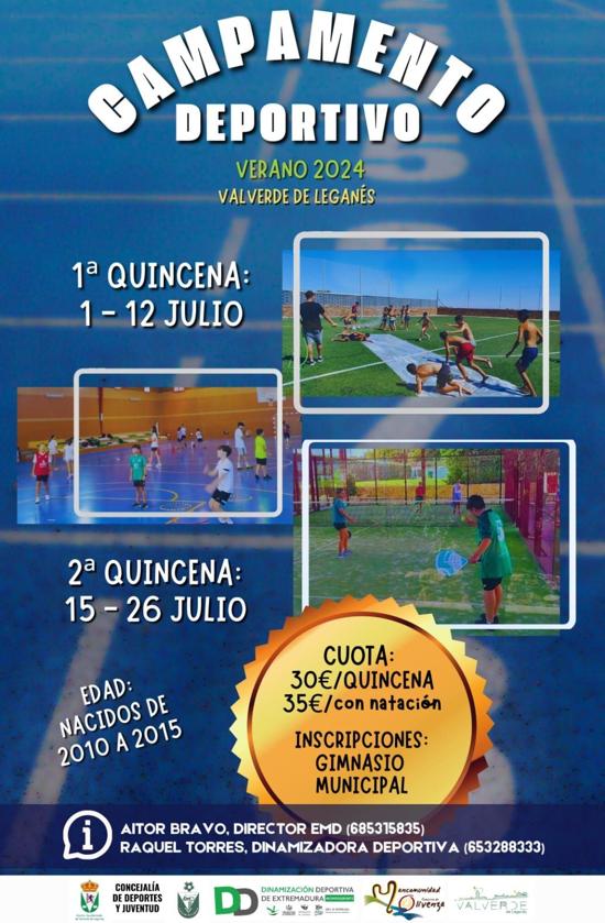 Este lunes comienza el campamento deportivo del verano