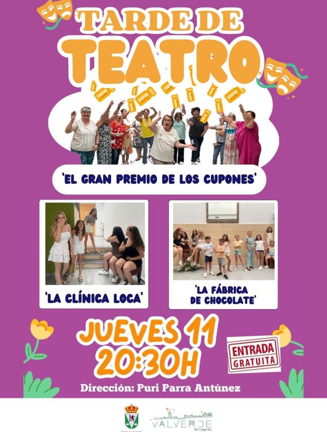Este jueves, tarde de teatro en la Casa de la Cultura