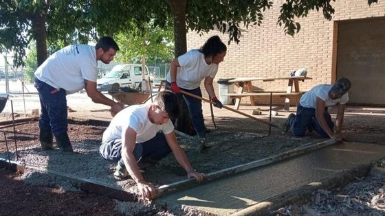 La Escuela Profesional realiza trabajos en los centros educativos