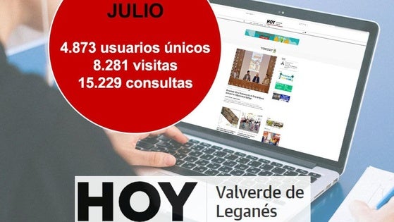 HOY Valverde de Leganés cierra julio con más de 8.200 visitas