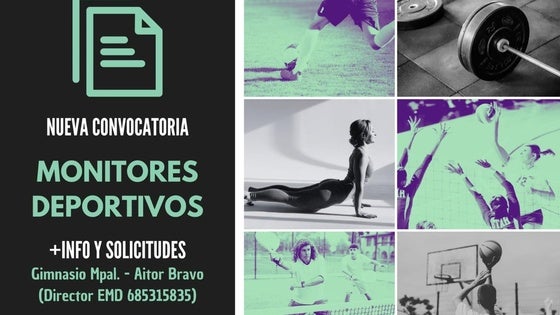 El Ayuntamiento abre una nueva convocatoria de monitores deportivos