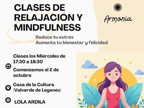 Las clases de mindfulness comienzan el próximo 2 de octubre