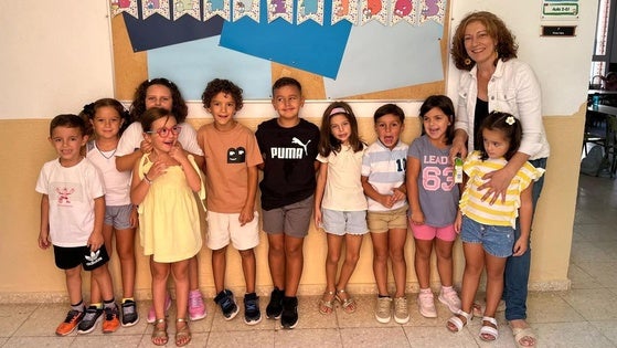 Alejandra sigue este curso en su colegio de Valverde de Leganés