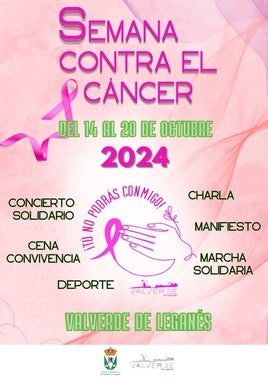 Publicado el programa de actividades de la Semana contra el Cáncer