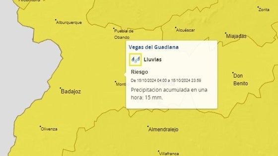 Alerta amarilla por lluvias para este martes y miércoles