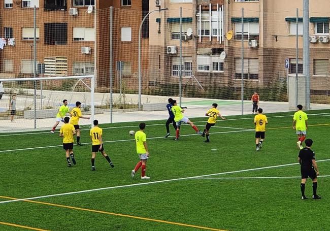 Uno de los últimos goles del encuentro