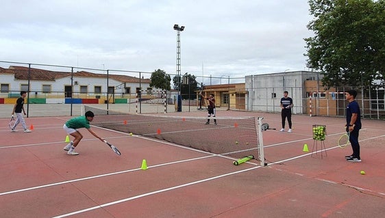 Celebradas las primeras jornadas de práctica de tenis