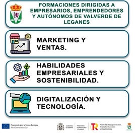 Inscripciones abiertas a los cursos gratuitos para autónomos, empresarios y emprendedores