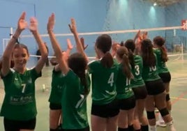 Los equipos infantil y cadete de voleibol comienzan la liga con triunfo