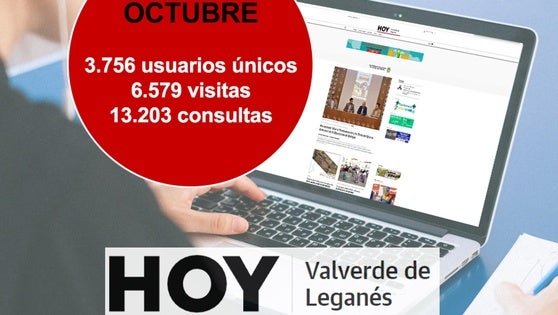 HOY Valverde de Leganés cierra octubre con más de 6.500 visitas