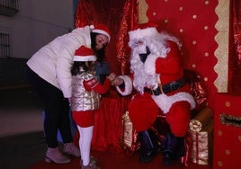 Visita de Papá Noel el año pasado