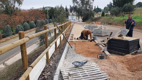 Realizadas mejoras de accesibilidad junto al parque de la Ermita
