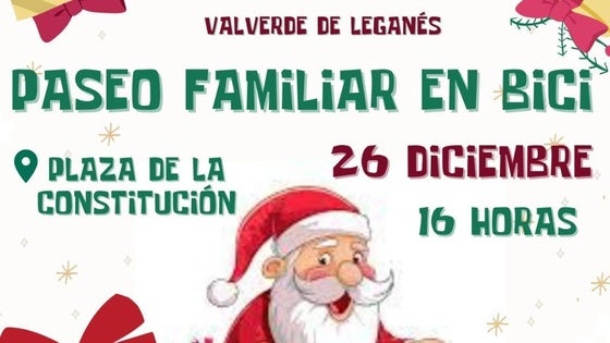 Esta tarde hay un paseo navideño en bicicleta