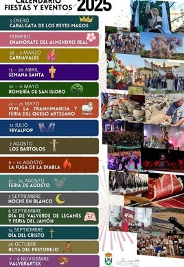 Una vez finalizadas las Navidades, Valverde se prepara para un 2025 lleno de eventos y fiestas