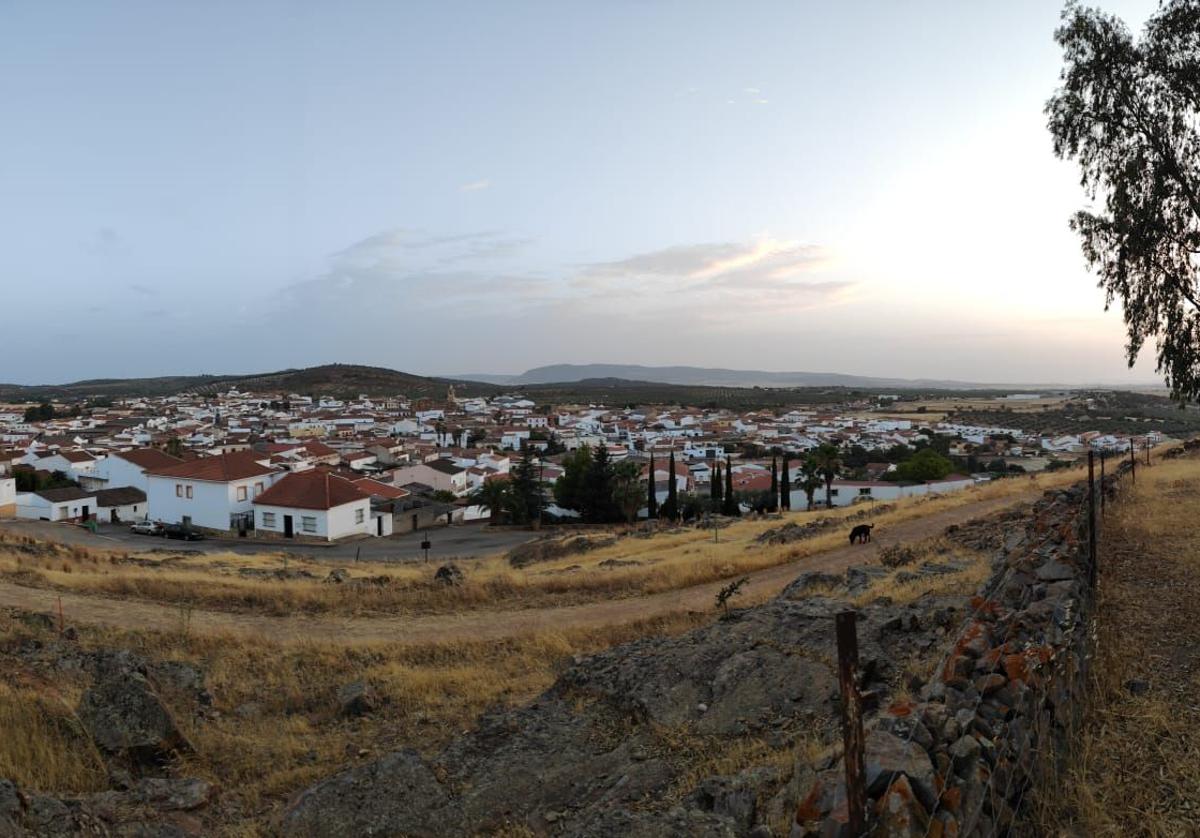 Vistas de la localidad desde el Cerro de los Mártires