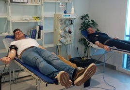 Durante las donaciones de plasma