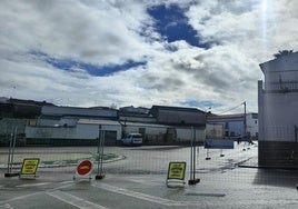 Primeros trabajos de la obra