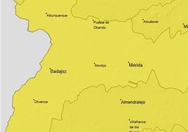 Alerta amarilla en Valverde por tormentas y viento