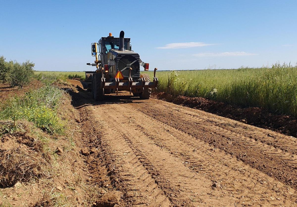 Continúa el acondicionamiento de los caminos rurales
