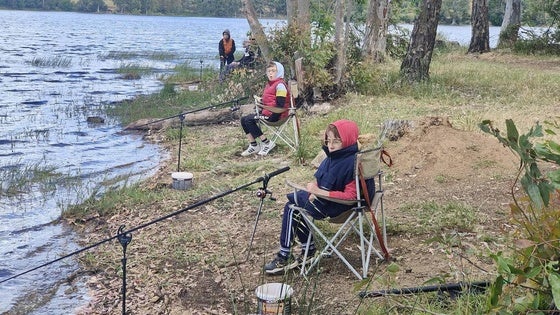 Éxito en el concurso infantil y juvenil de pesca de la Trashumancia