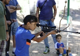 Durante el taller de tiro del año pasado